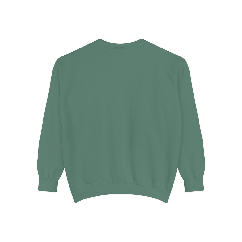 "That's Not Restorative" Garment-Dyed Sweatshirt with Chest Logo