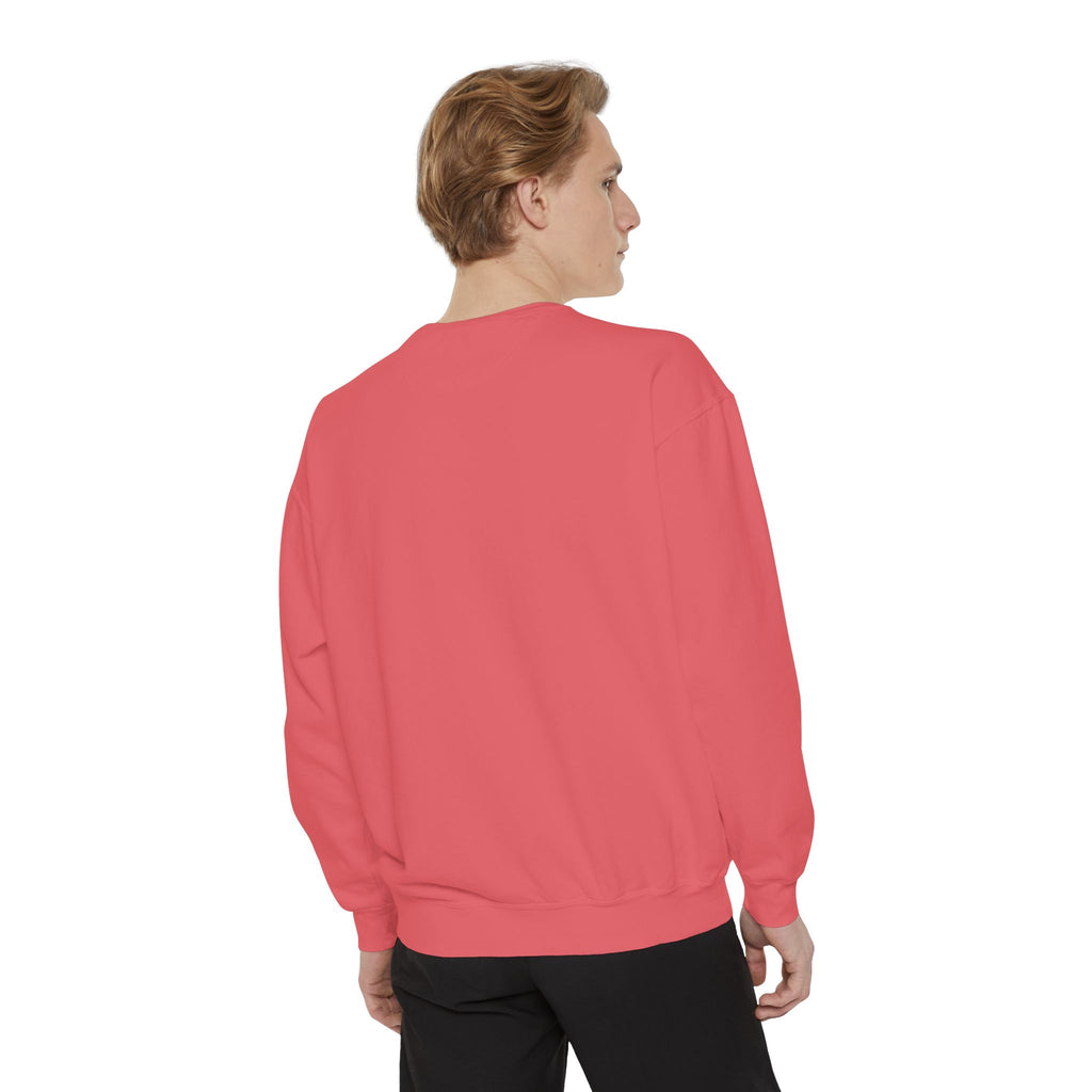 "That's Not Restorative" Garment-Dyed Sweatshirt with Chest Logo