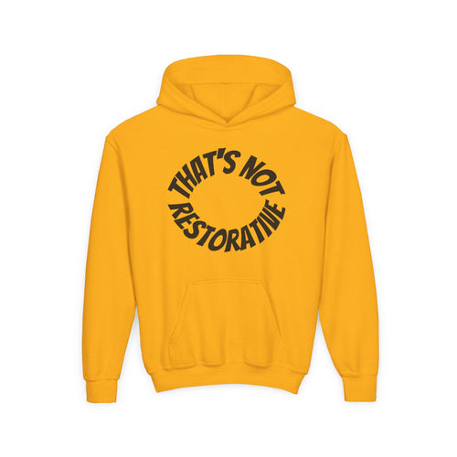 'That's Not Restorative' Youth Hoodie