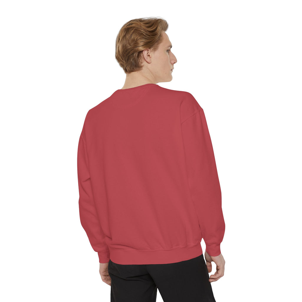 "That's Not Restorative" Garment-Dyed Sweatshirt with Chest Logo