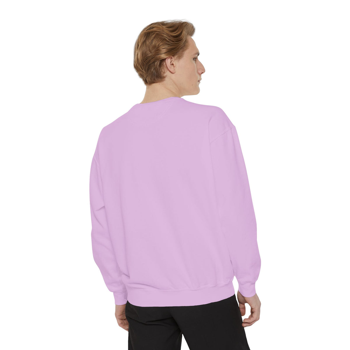 "That's Not Restorative" Garment-Dyed Sweatshirt with Chest Logo