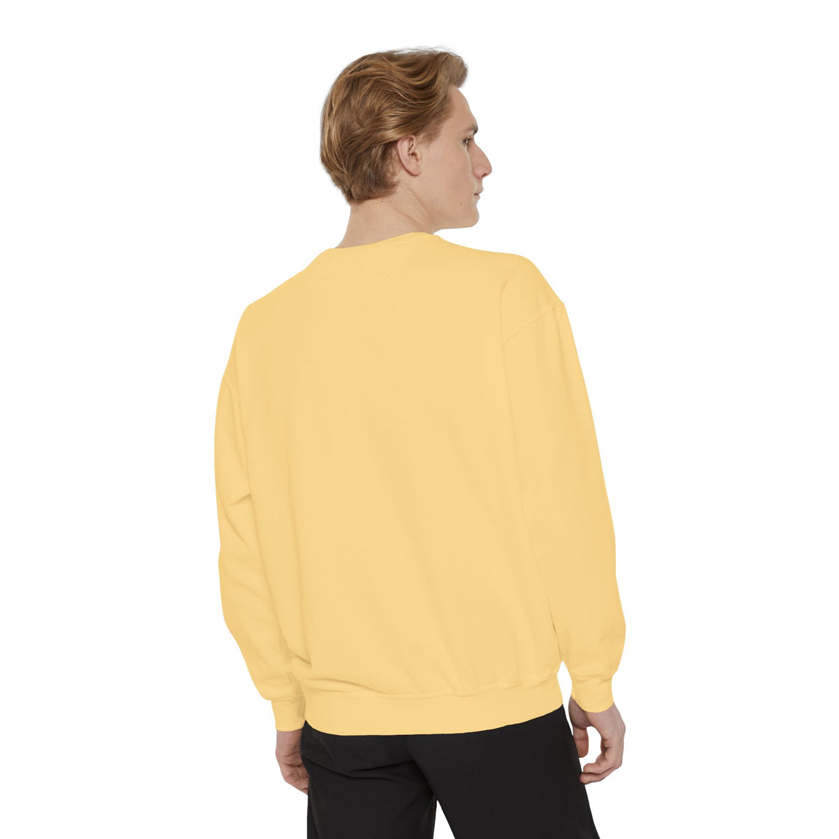 "That's Not Restorative" Garment-Dyed Sweatshirt with Chest Logo